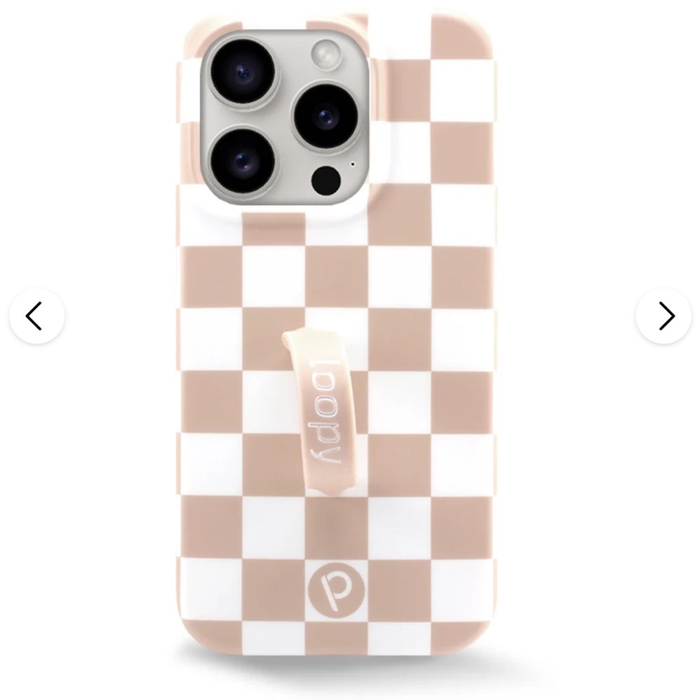 iPhone 16 Pro Loopy Sand Dollar Checkered Case